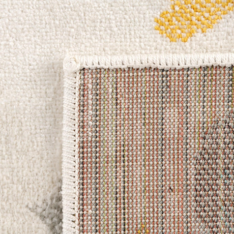 Ivory 2' 2 x 3' 11 Whimsy Kids Runner Area Rug for Baby Nursery, Toddler Playroom, Bedrooms