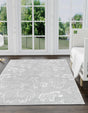 Gray 2' 2 x 3' Whimsy Kids Rectangle Rug