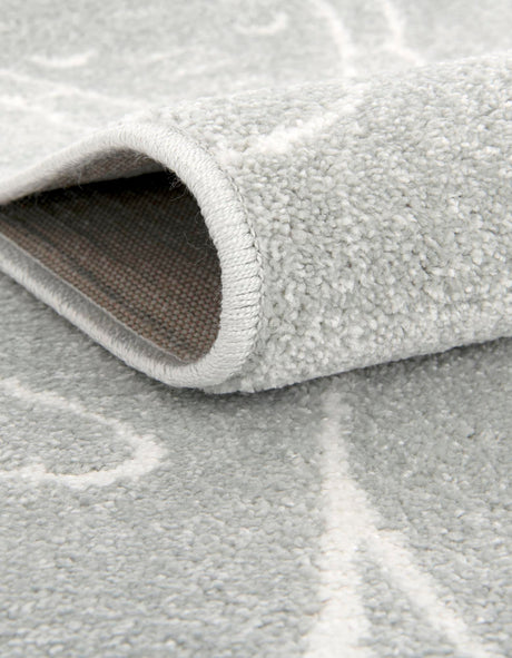 Gray 2' 2 x 2' 11 Whimsy Kids Rectangle Area Rug for Baby Nursery, Toddler Playroom,  Bedrooms Playful Fun Design Easy Clean Carpet for Sale at Rug Engine