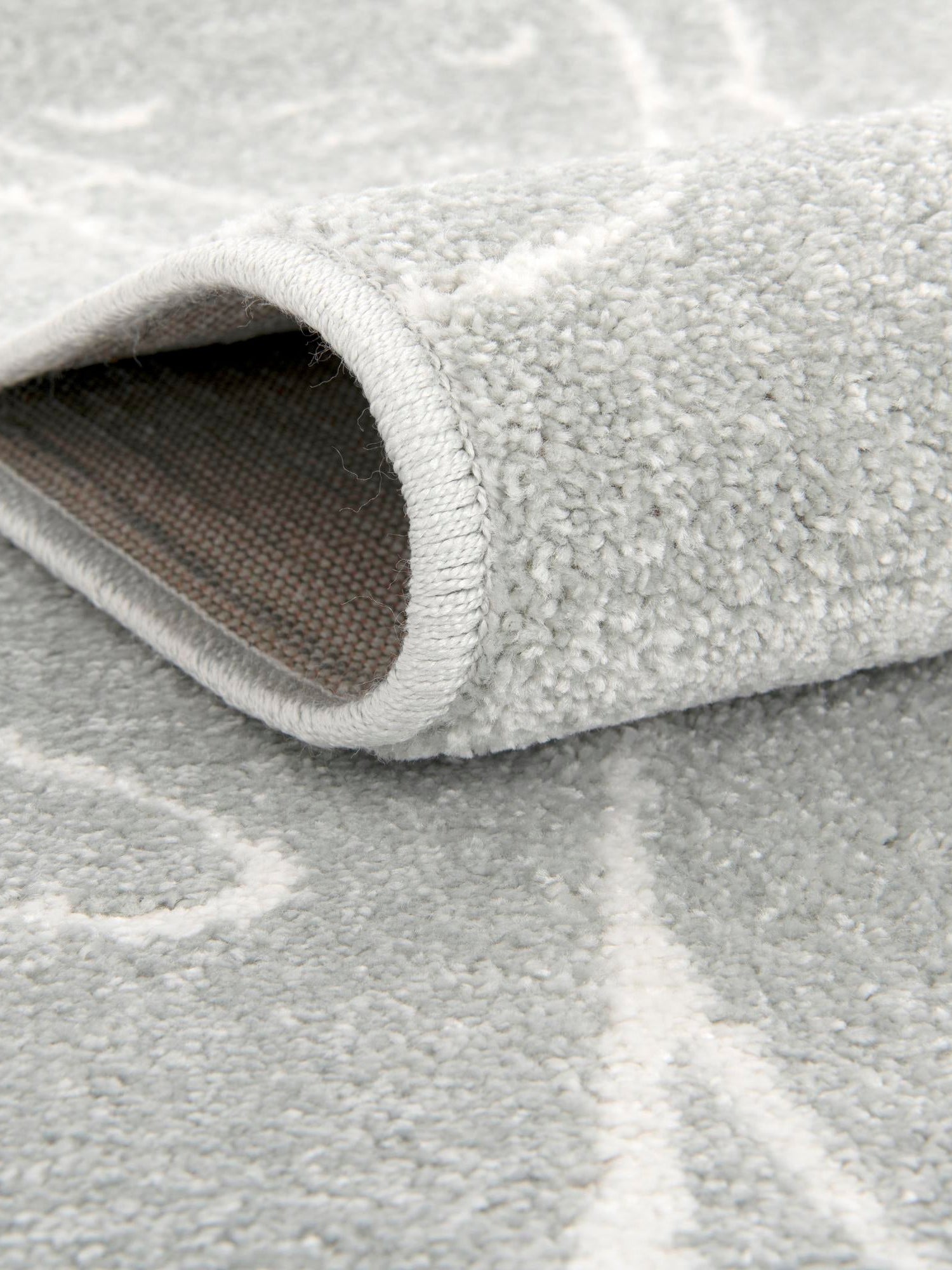 Gray 5' 3 x 8' Whimsy Kids Rectangle Area Rug for Baby Nursery, Toddler Playroom, Bedrooms