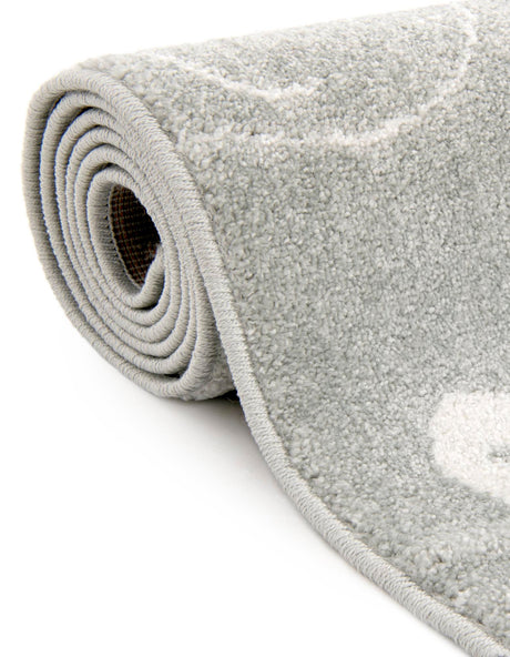 Gray 2' 2 x 3' 11 Whimsy Kids Runner Area Rug for Baby Nursery, Toddler Playroom,  Bedrooms Playful Fun Design Easy Clean Carpet for Sale at Rug Engine