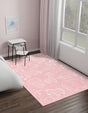 Pink 4' x 6' Whimsy Kids Rectangle Rug