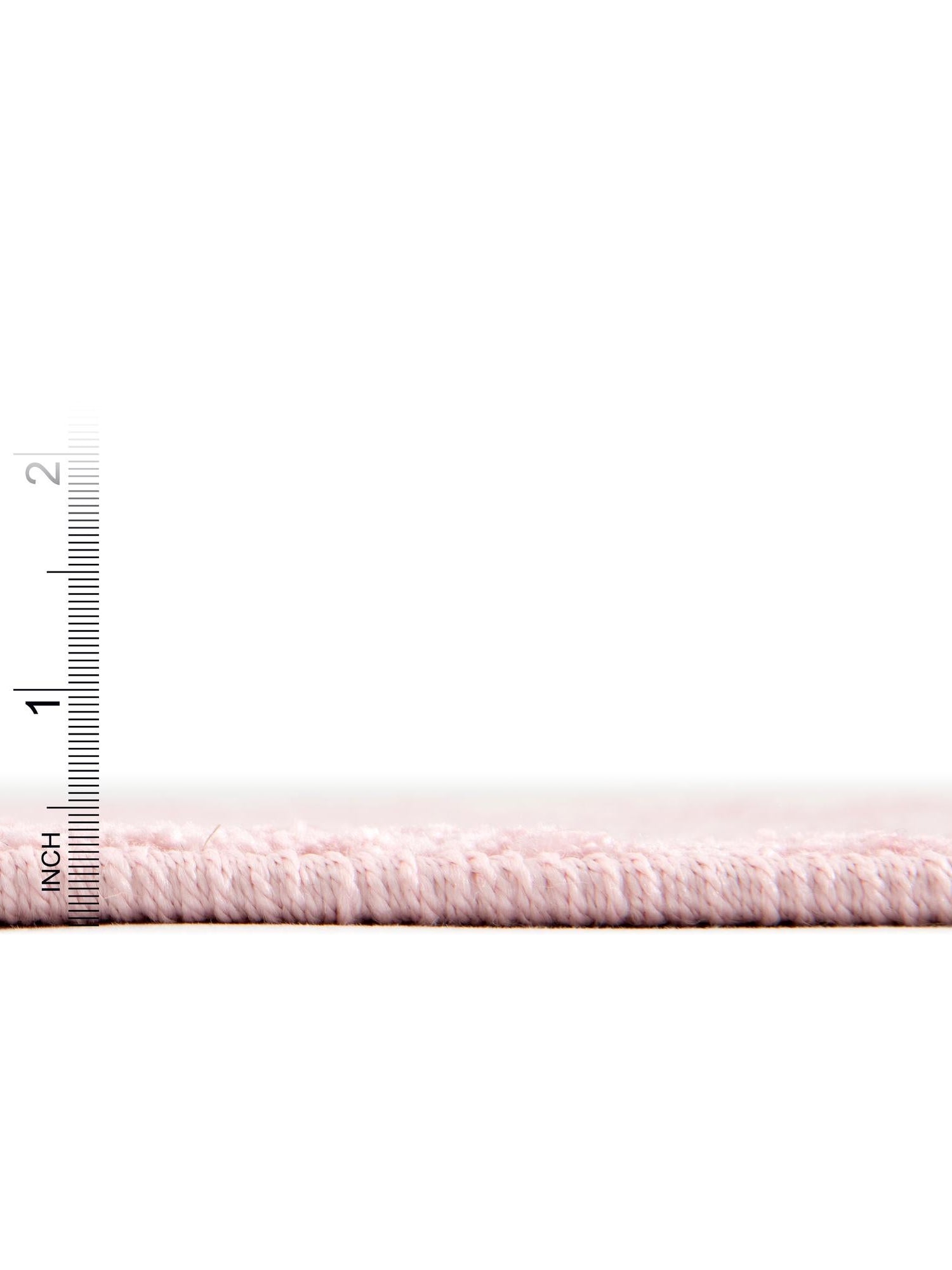 Pink 2' 2 x 2' 11 Whimsy Kids Rectangle Area Rug for Baby Nursery, Toddler Playroom, Bedrooms