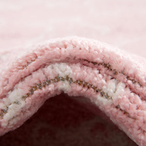 Pink 4' x 6' Whimsy Kids Rectangle Rug