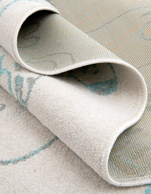 Ivory 2' 2 x 4' Whimsy Kids Runner Rug