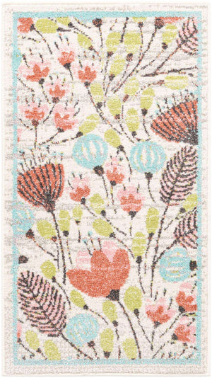 Ivory 2' 2 x 4' Whimsy Kids Runner Rug