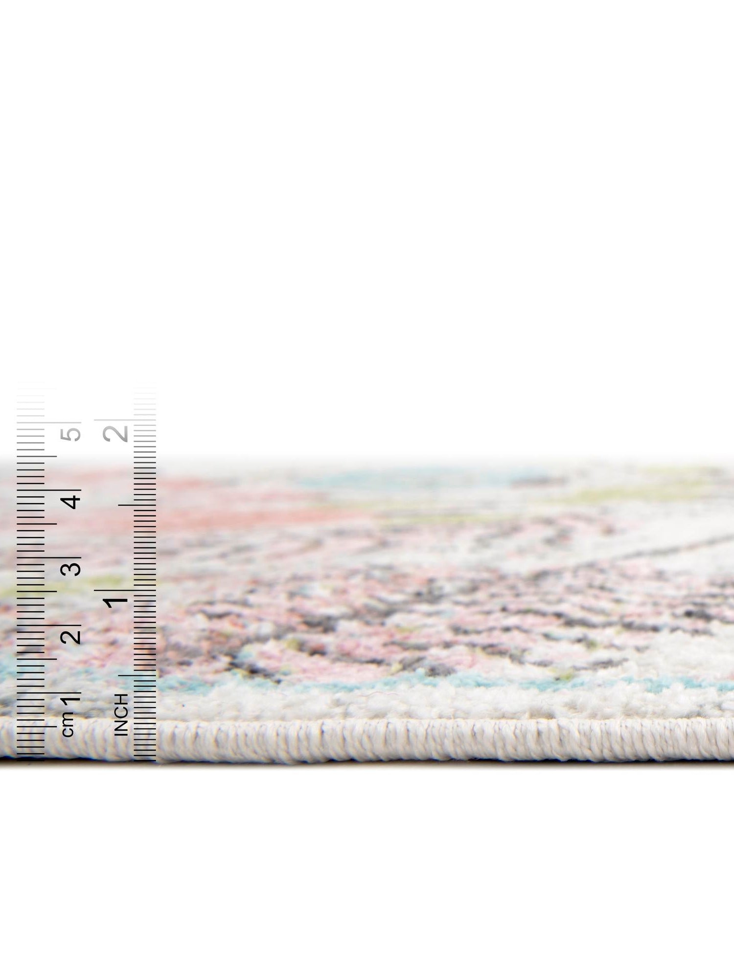 Ivory 2' x 8' Whimsy Kids Runner Area Rug for Baby Nursery, Toddler Playroom, Bedrooms