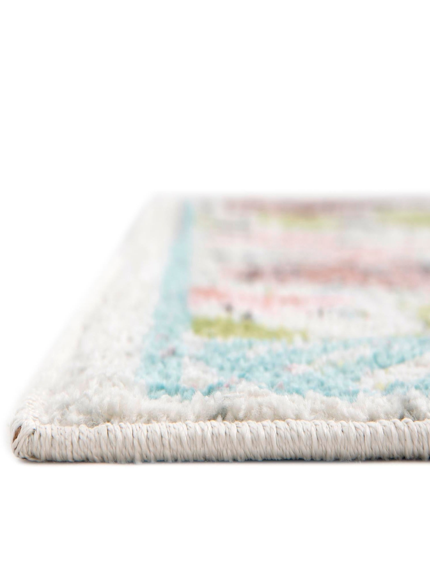 Ivory 2' x 8' Whimsy Kids Runner Area Rug for Baby Nursery, Toddler Playroom, Bedrooms