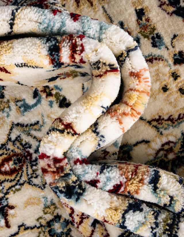 Ivory 2' x 3' 1 Narenj Oval Area Rug 85% Polypropylene & 15% Polyester Traditional Classic Carpet for Living, Dining, Bedrooms, Office for Sale at Rug Engine