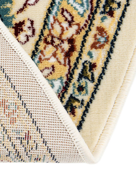Ivory 2' x 3' 1 Narenj Oval Area Rug 85% Polypropylene & 15% Polyester Traditional Classic Carpet for Living, Dining, Bedrooms, Office for Sale at Rug Engine