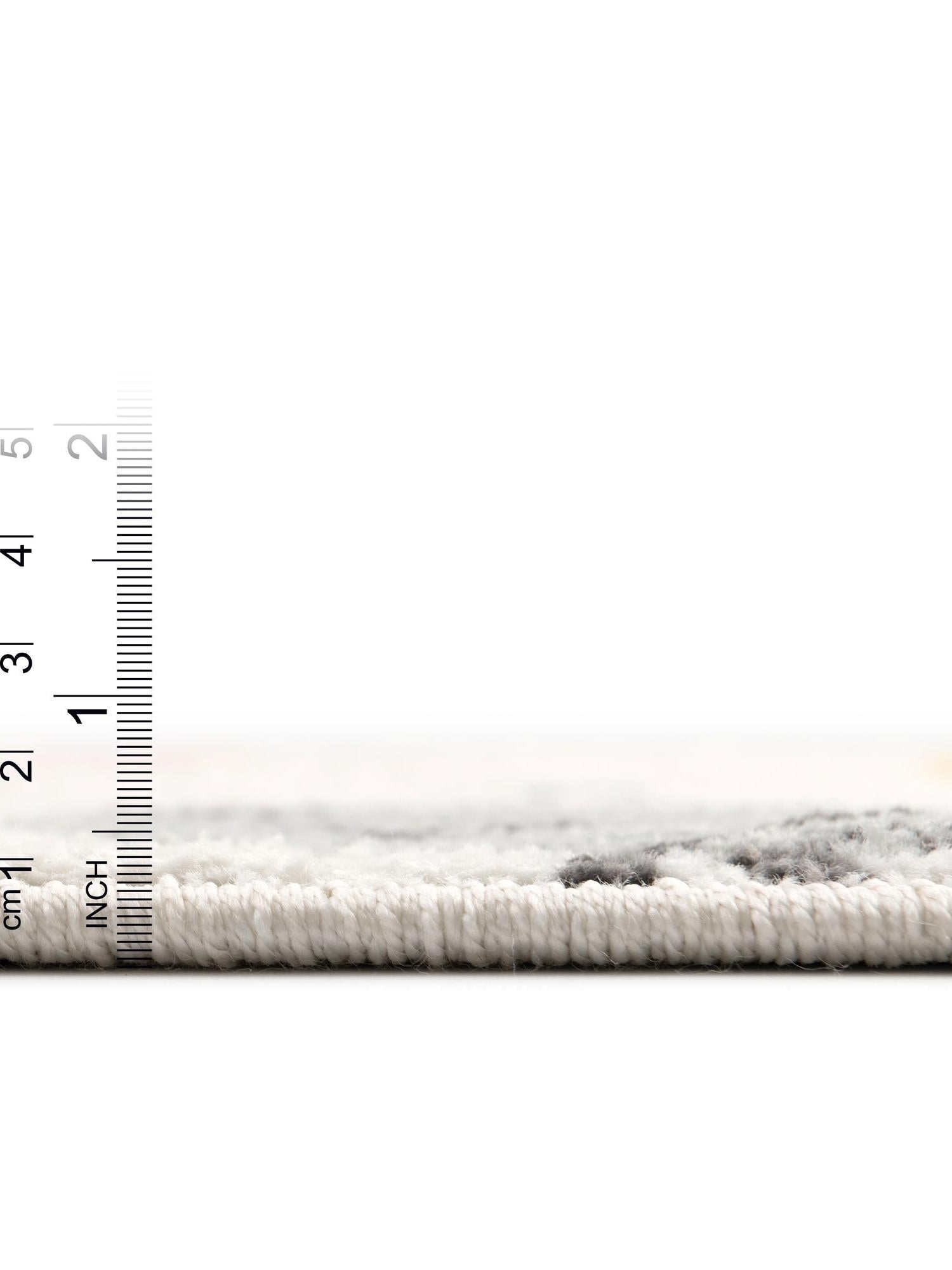 Ivory 2' 2 x 6' Whimsy Kids Runner Area Rug for Baby Nursery, Toddler Playroom, Bedrooms