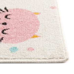 Ivory 2' 2 x 6' Whimsy Kids Runner Rug