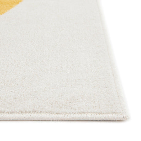 Ivory 6' 1 x 9' Whimsy Kids Rectangle Area Rug for Baby Nursery, Toddler Playroom,  Bedrooms Playful Fun Design Easy Clean Carpet for Sale at Rug Engine