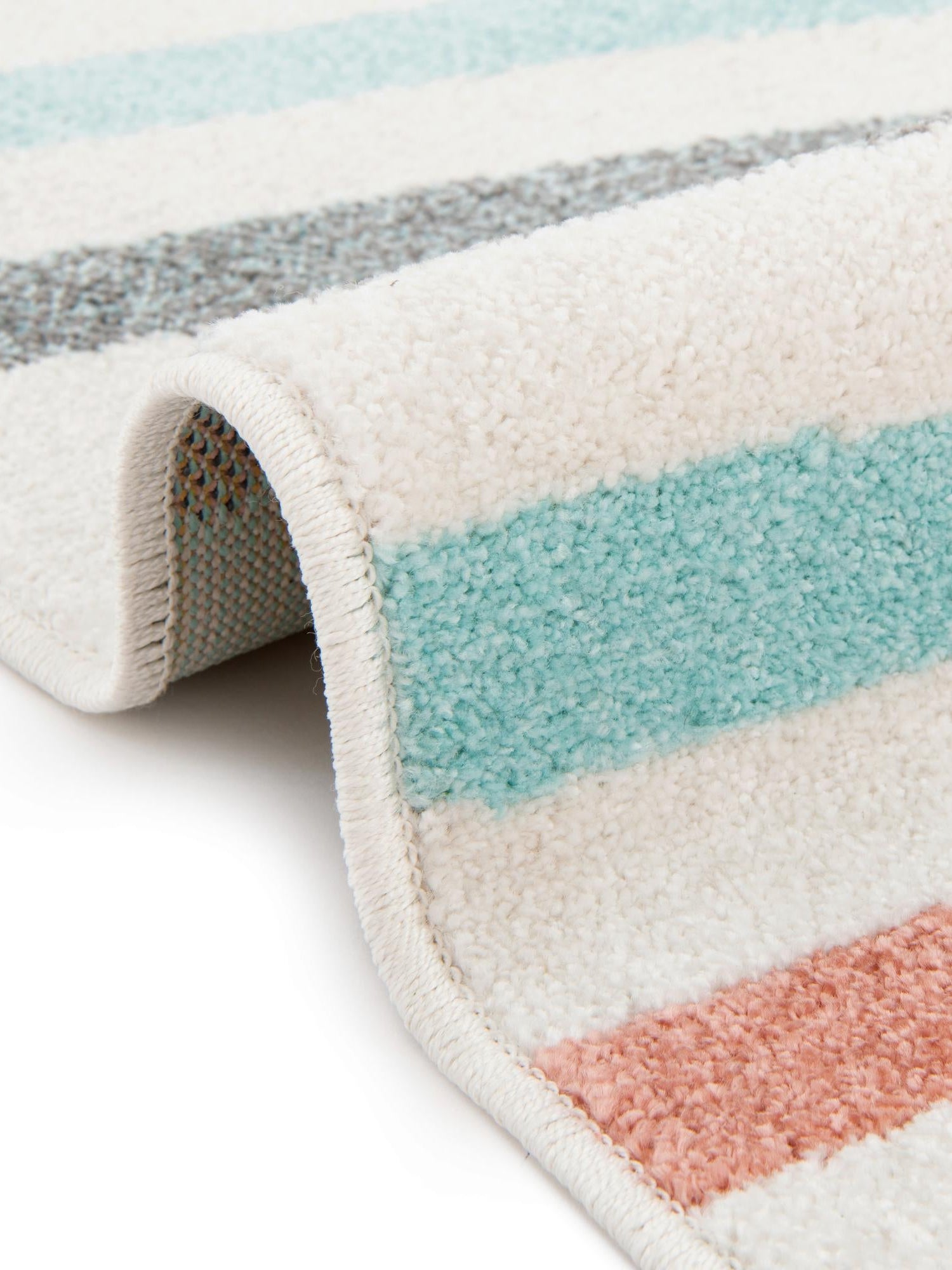 Ivory 3' 3 x 5' 3 Whimsy Kids Rectangle Area Rug for Baby Nursery, Toddler Playroom, Bedrooms