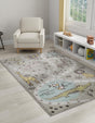 Gray 8' x 10' Whimsy Kids Rectangle Rug