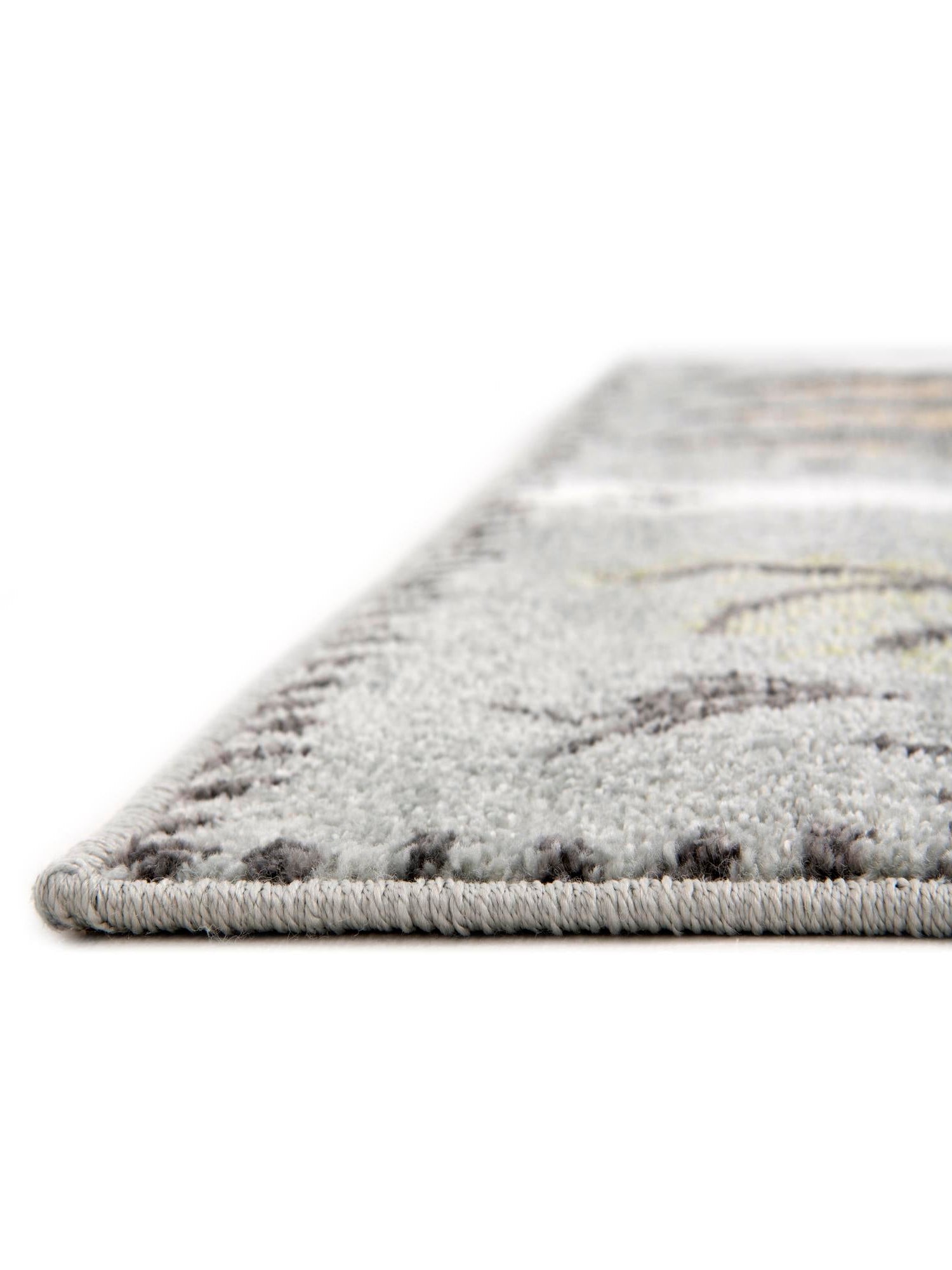 Gray 2' 2 x 2' 11 Whimsy Kids Rectangle Area Rug for Baby Nursery, Toddler Playroom, Bedrooms