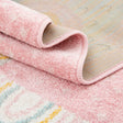 Pink 5' 3 x 8' Whimsy Kids Rectangle Rug