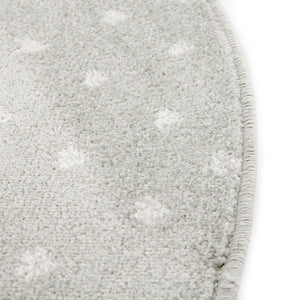 Gray 5' 3 x 5' 3 Whimsy Kids Round Rug