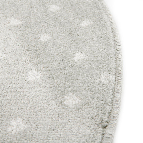 Gray 5' 3 x 5' 3 Whimsy Kids Round Area Rug for Baby Nursery, Toddler Playroom,  Bedrooms Playful Fun Design Easy Clean Carpet for Sale at Rug Engine