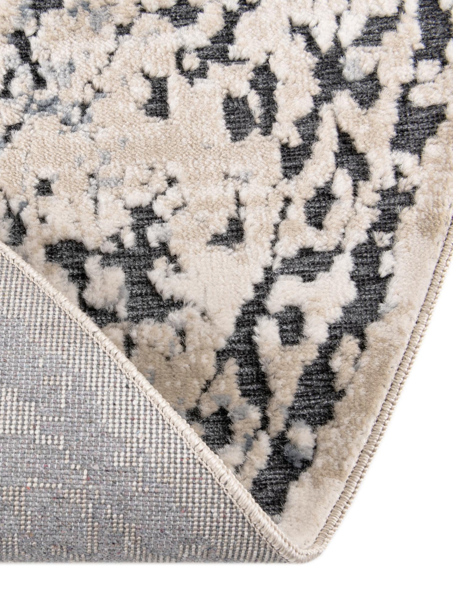 Dark Blue 2' 7 x 4' 1 Chateau Hearth Half-Round Semicircle Area Rug 85% Polypropylene & 15% Chenille With Cotton Backing Traditional Vintage Distressed Carpet for Classical Interior Design Decorating for Sale at Rug Engine