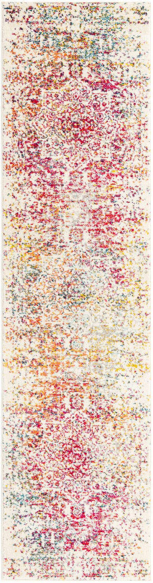 Light Multicolor 2' 7 x 10' Richmond Runner Area Rug Vintage Distressed Look Traditional Design Carpet for Unique Home Interior Design for Sale at Rug Engine