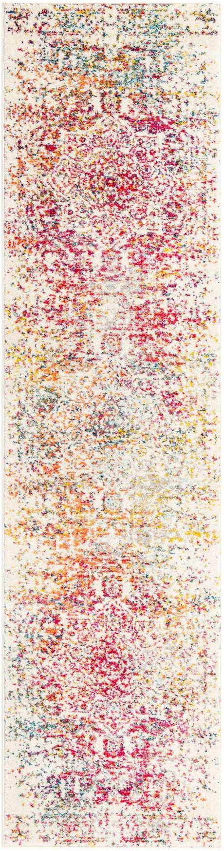 Light Multicolor 2' 7 x 10' Richmond Runner Area Rug Vintage Distressed Look Traditional Design Carpet for Unique Home Interior Design for Sale at Rug Engine