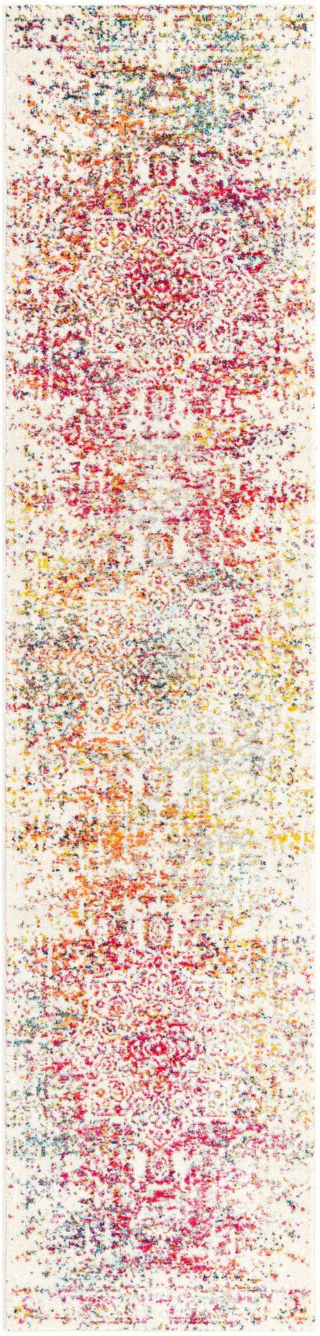 Light Multicolor 2' 7 x 11' Richmond Runner Area Rug Vintage Distressed Look Traditional Design Carpet for Unique Home Interior Design for Sale at Rug Engine