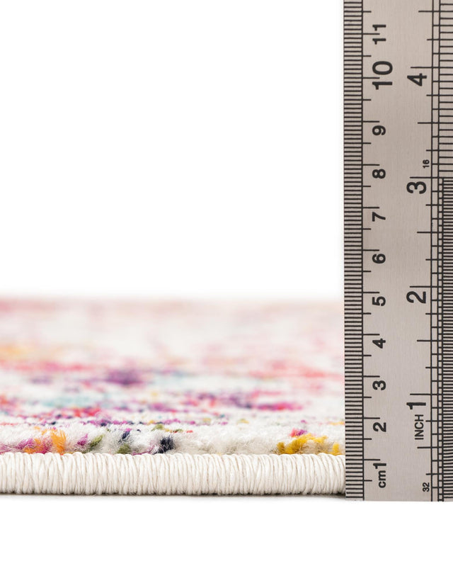 Multicolor 2' 2 x 3' 7 Richmond Hearth Half-Round Semicircle Area Rug Vintage Distressed Look Traditional Design Carpet for Unique Home Interior Design for Sale at Rug Engine