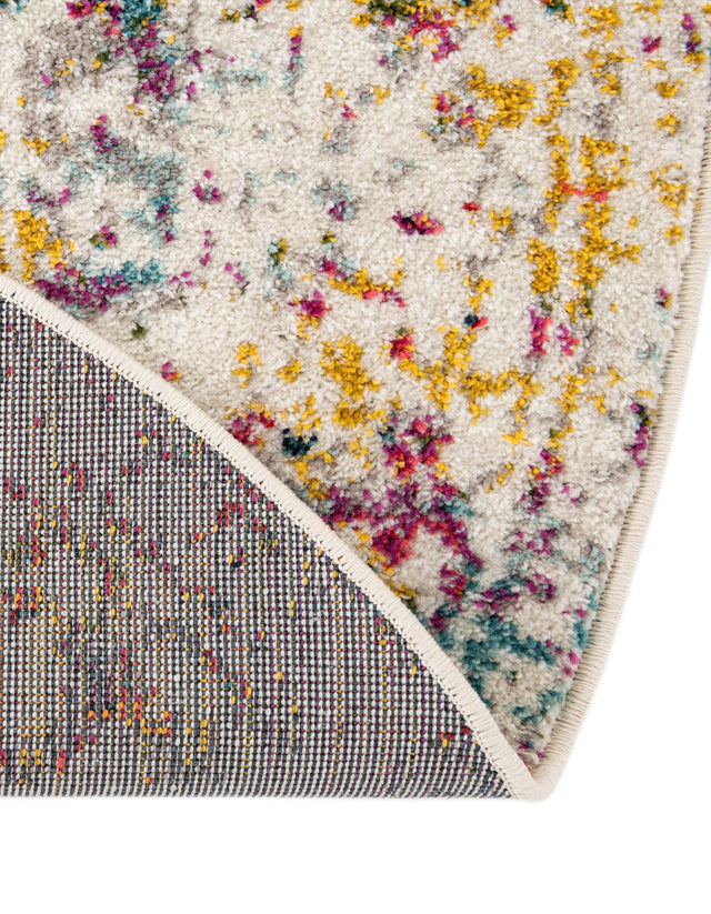 Multicolor 2' 2 x 3' 7 Richmond Hearth Half-Round Semicircle Area Rug Vintage Distressed Look Traditional Design Carpet for Unique Home Interior Design for Sale at Rug Engine