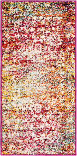 Multicolor 2' x 4' 1 Richmond Runner Area Rug Vintage Distressed Look Traditional Design Carpet for Unique Home Interior Design for Sale at Rug Engine
