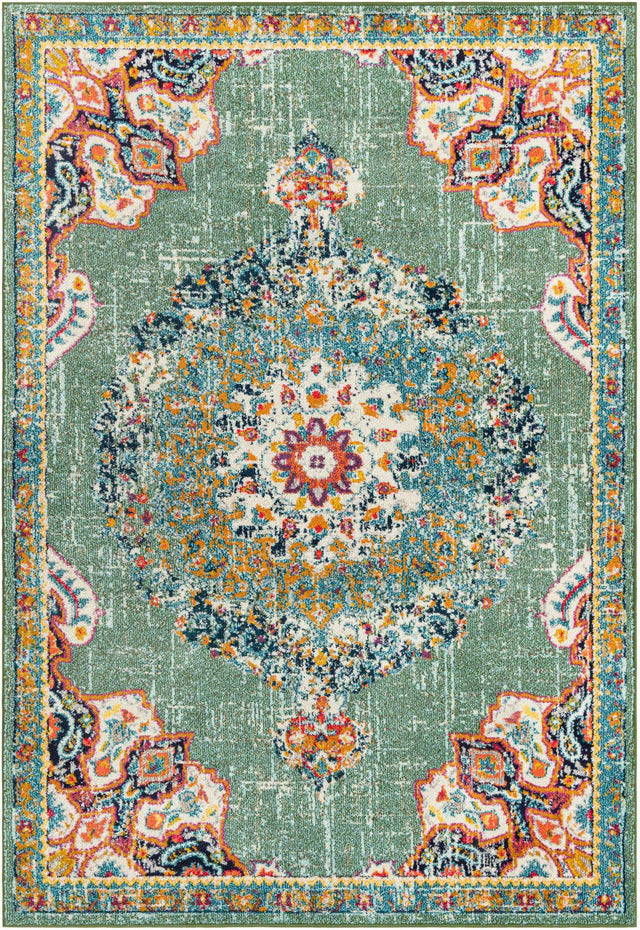 Green 6' 1 x 9' Penrose Rectangle Area Rug