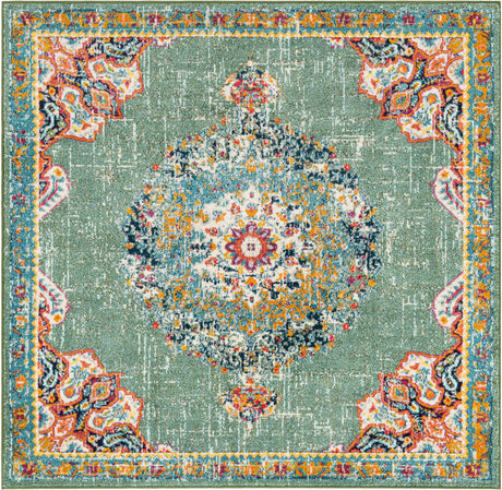 Green 7' 1 x 7' 1 Penrose Square Area Rug