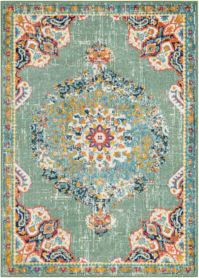 Green 7' 10 x 11' Penrose Rectangle Area Rug