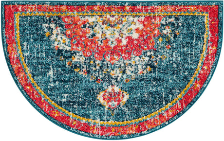 Blue 2' 7 x 4' 1 Penrose Hearth Area Rug
