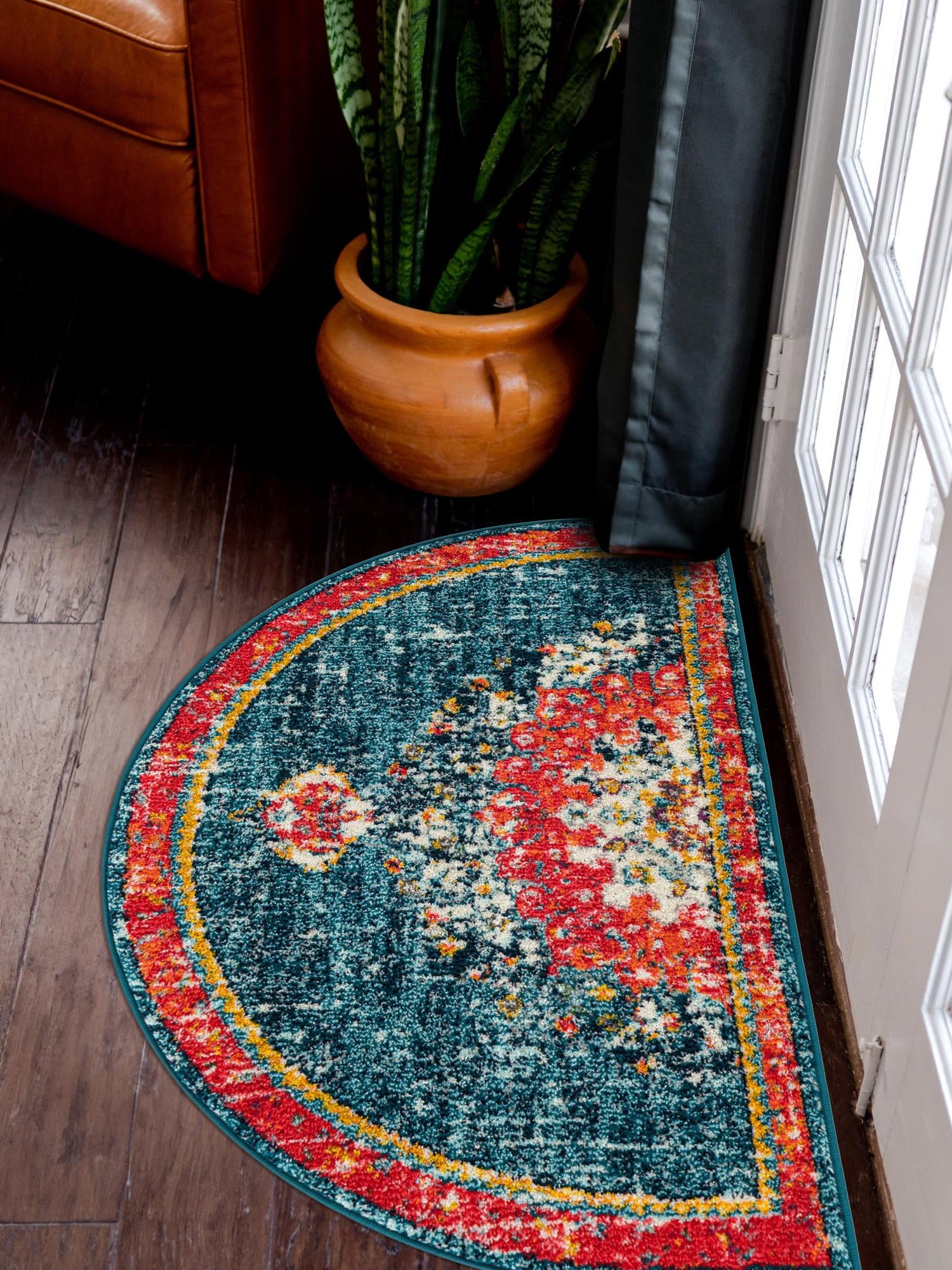 Blue 2' 7 x 4' 1 Penrose Hearth Area Rug
