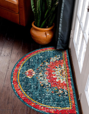 Blue 2' 7 x 4' 1 Penrose Hearth Area Rug
