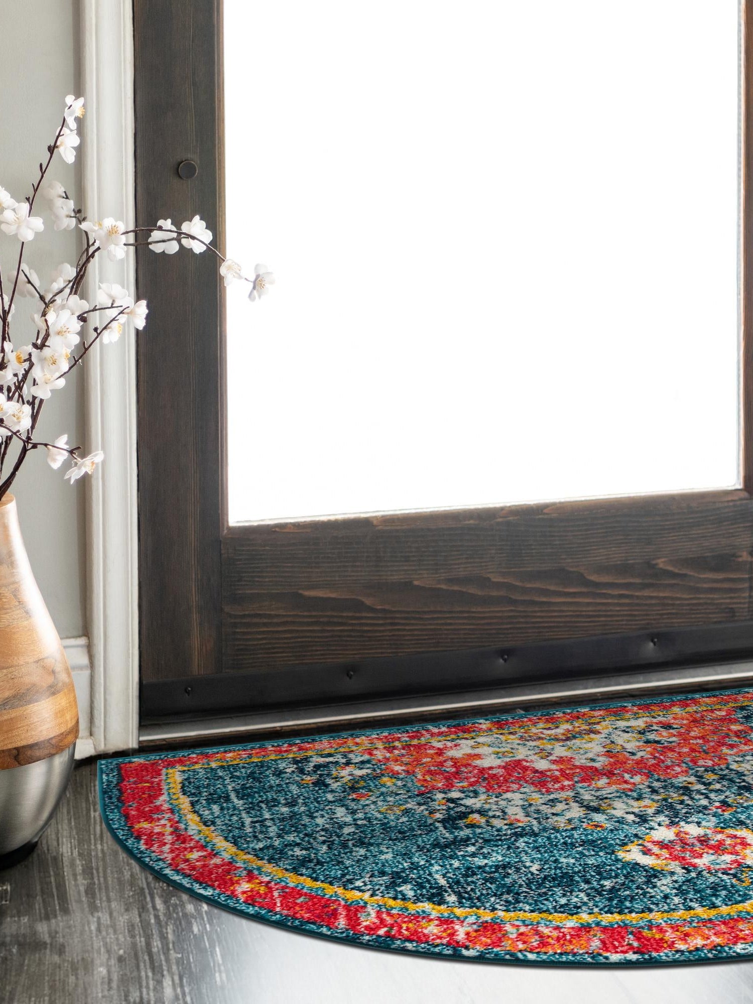 Blue 2' 7 x 4' 1 Penrose Hearth Area Rug