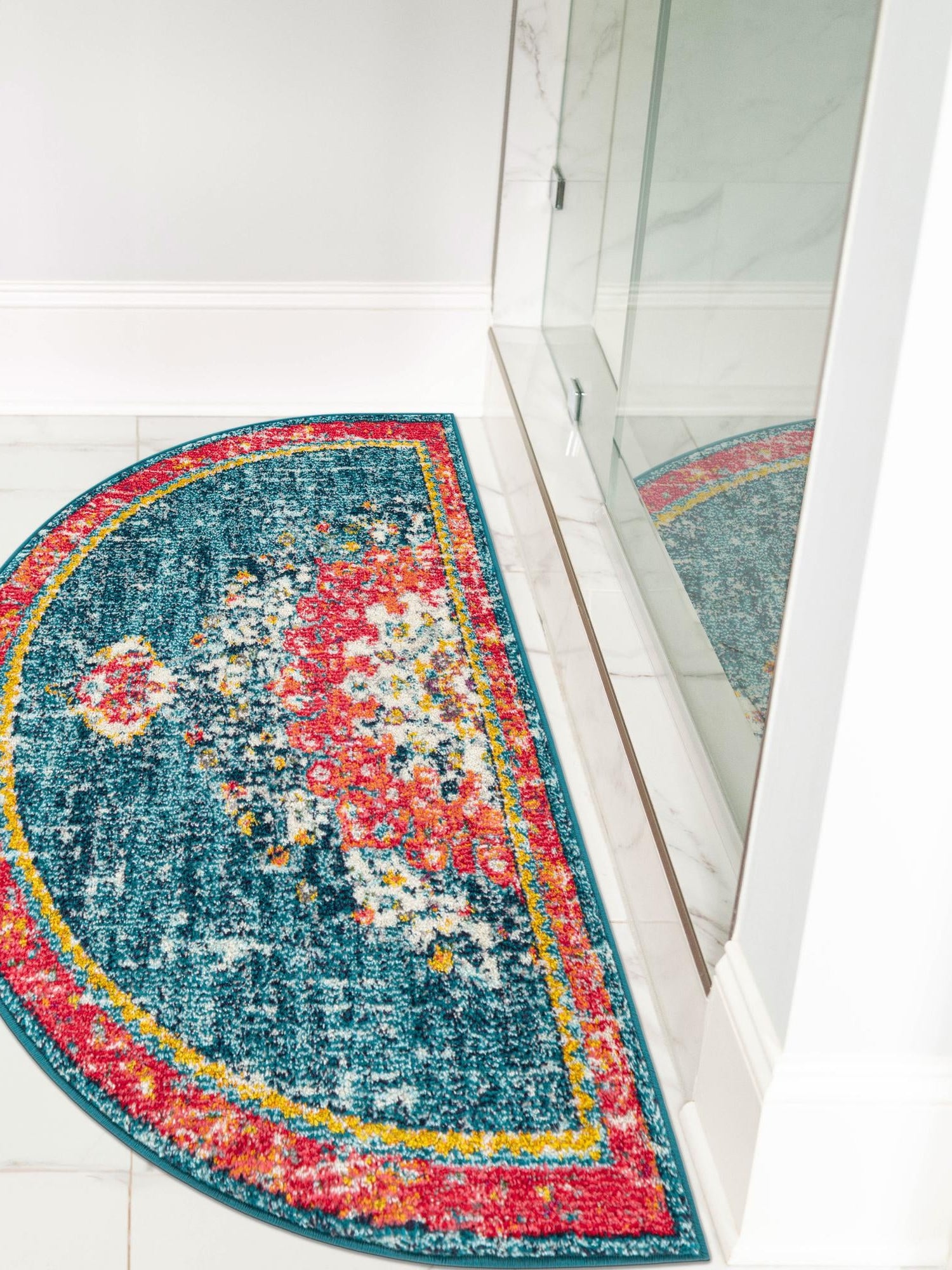 Blue 2' 7 x 4' 1 Penrose Hearth Area Rug