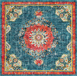 Blue 7' 1 x 7' 1 Penrose Square Area Rug