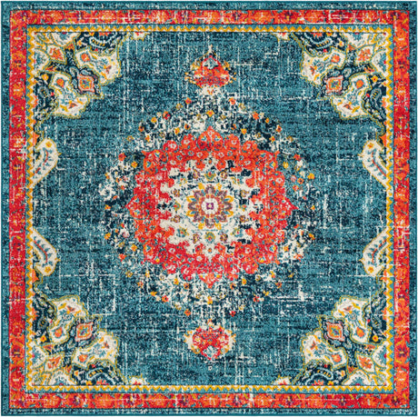Blue 7' 1 x 7' 1 Penrose Square Area Rug