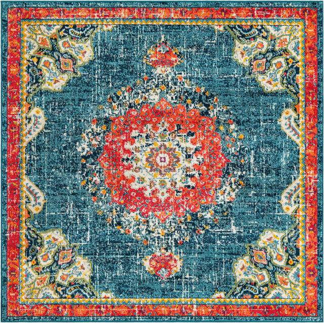 Blue 7' 1 x 7' 1 Penrose Square Area Rug