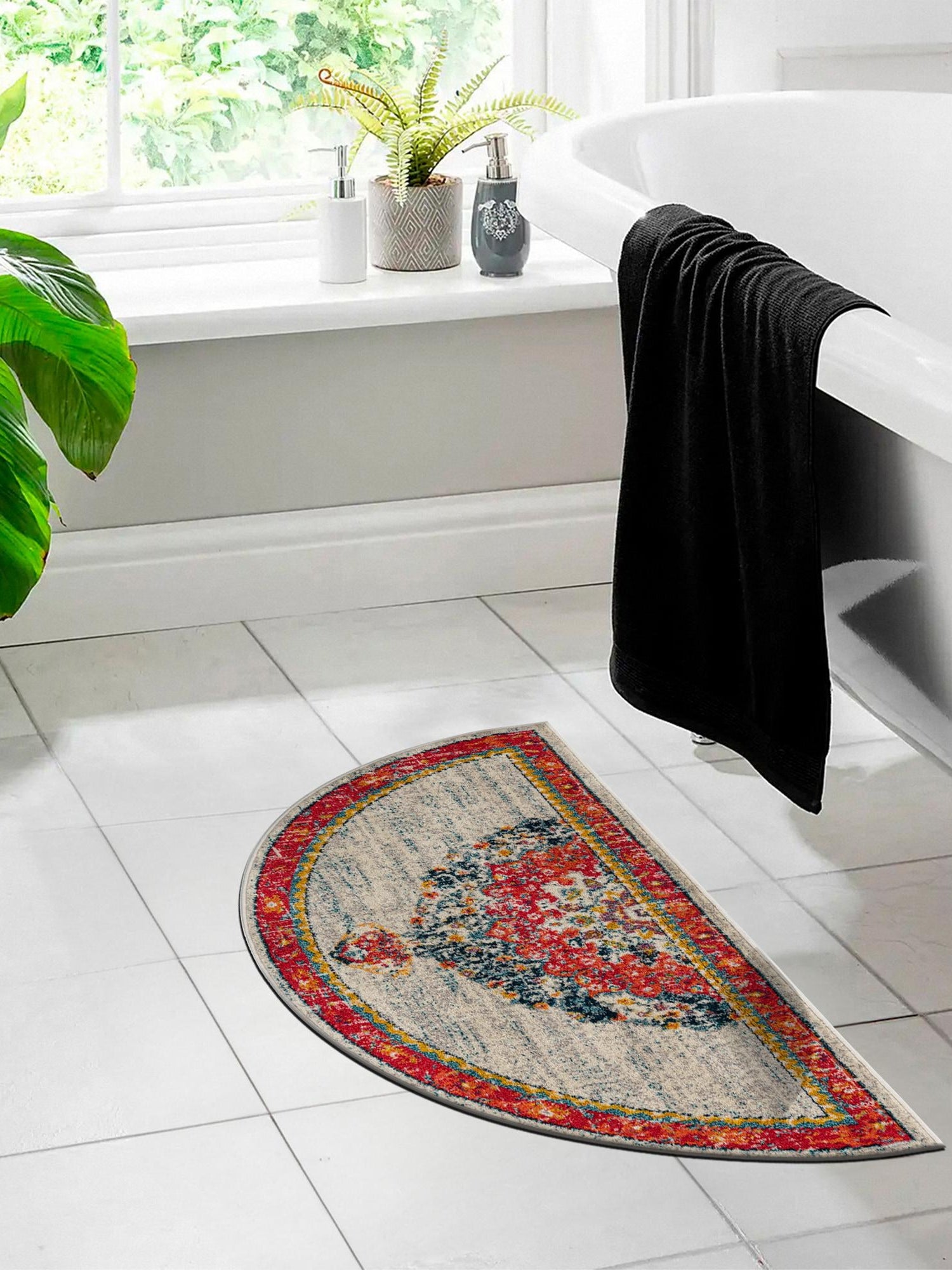 Ivory 3' 1 x 6' 1 Penrose Hearth Area Rug