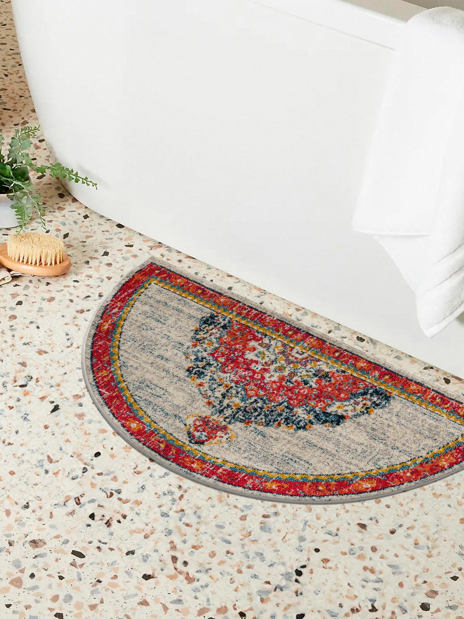 Ivory 3' 1 x 6' 1 Penrose Hearth Area Rug