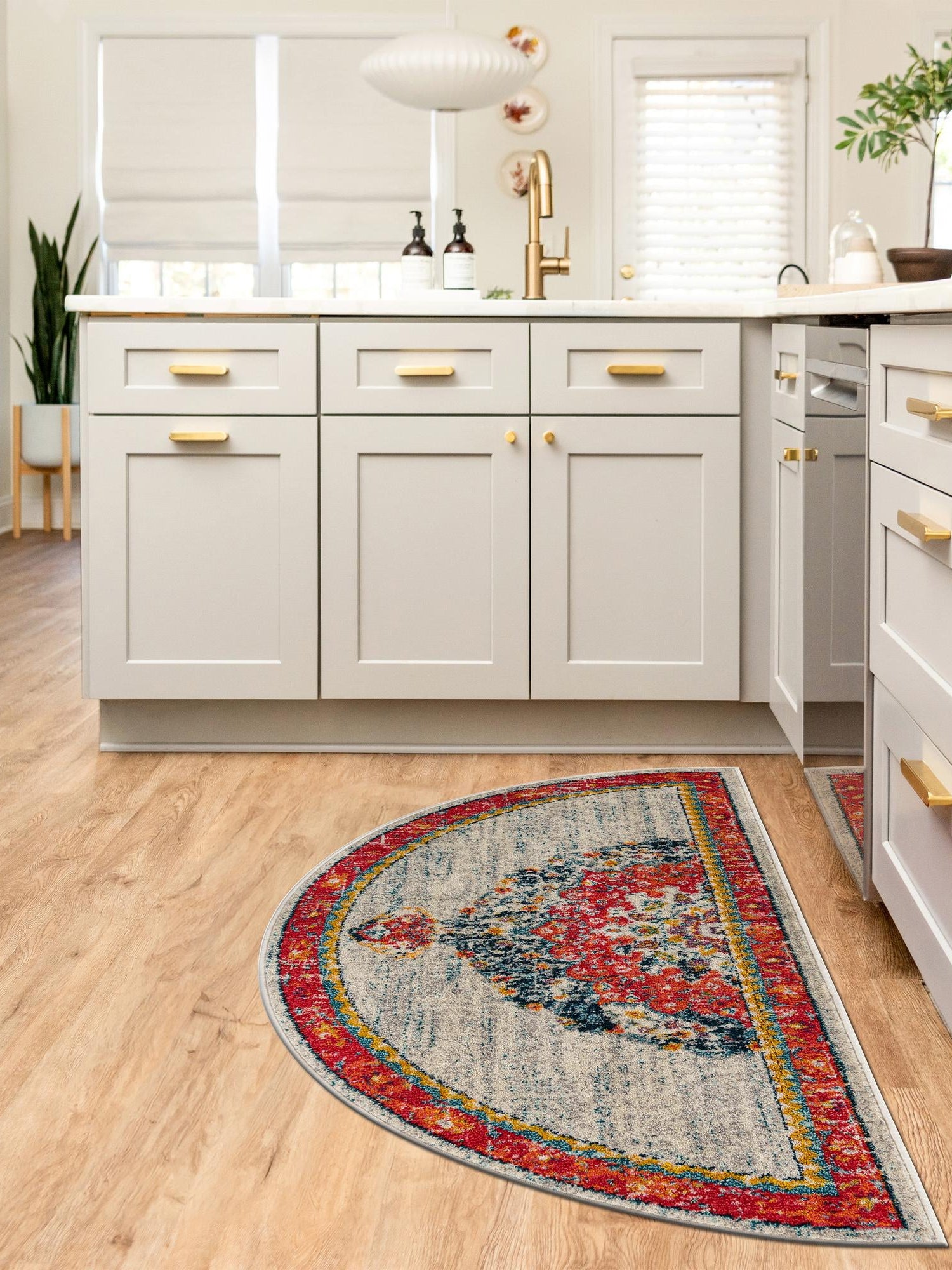 Ivory 3' 1 x 6' 1 Penrose Hearth Area Rug