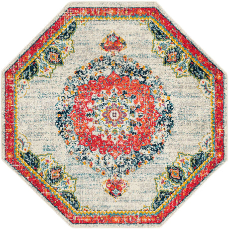 Ivory 6' 1 x 6' 1 Penrose Octagon Area Rug