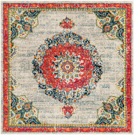 Ivory 7' 1 x 7' 1 Penrose Square Area Rug