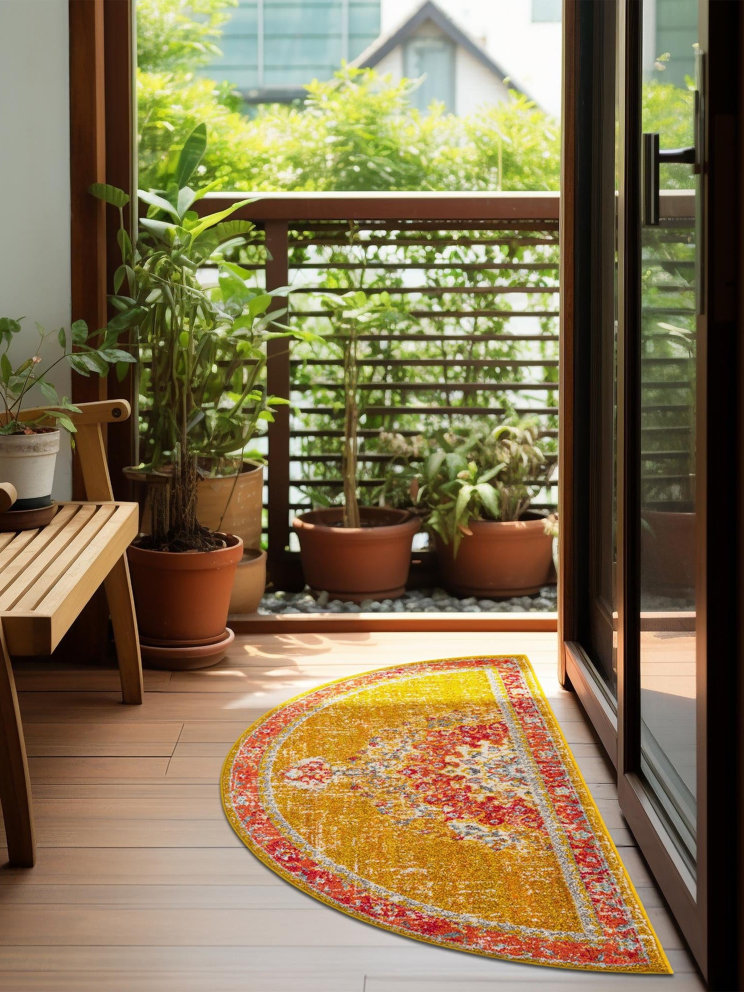 Gold 2' 7 x 4' 1 Penrose Hearth Area Rug