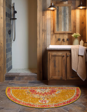 Gold 2' 2 x 3' 7 Penrose Hearth Area Rug