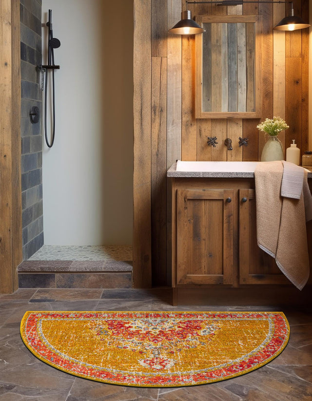 Gold 2' 2 x 3' 7 Penrose Hearth Area Rug