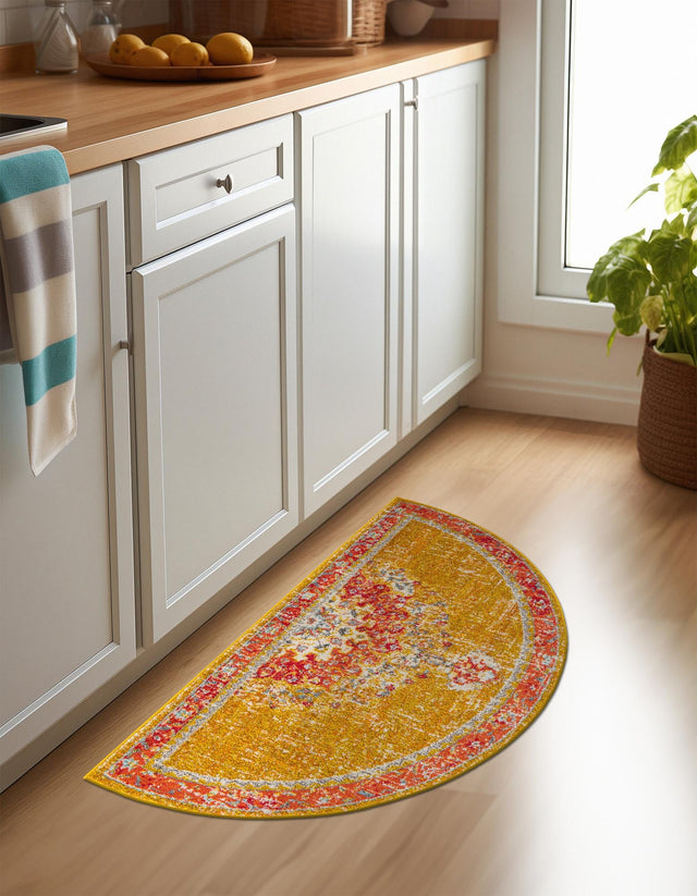 Gold 2' 2 x 3' 7 Penrose Hearth Area Rug